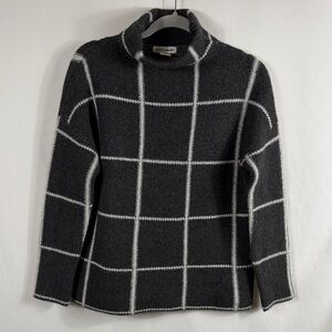 Artisan Ny Charcoal Wool Blend Knit Sweater. Size S. Soft and Warm